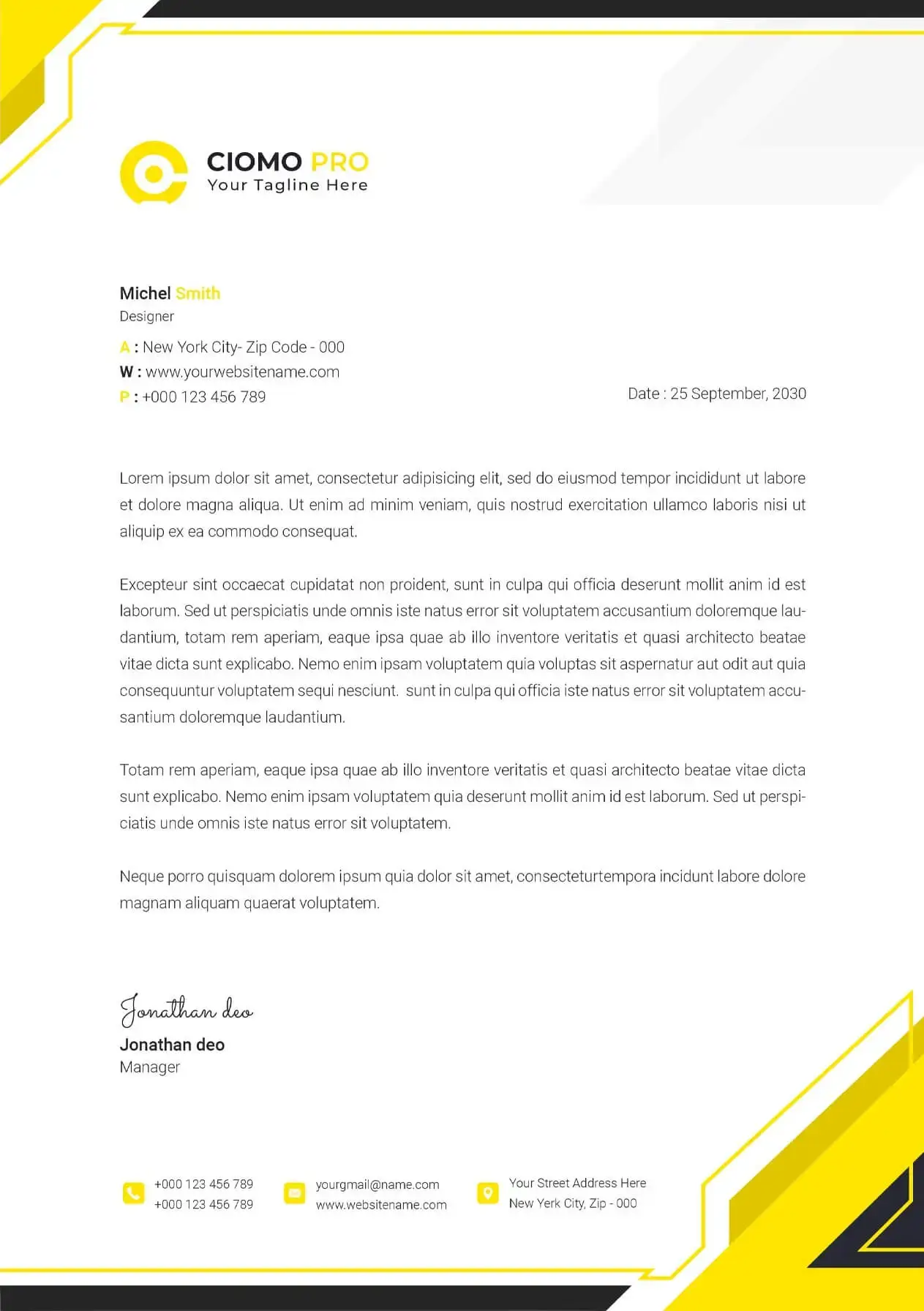 Print Design - Dokument-gelb Print Design - Dokument-gelb