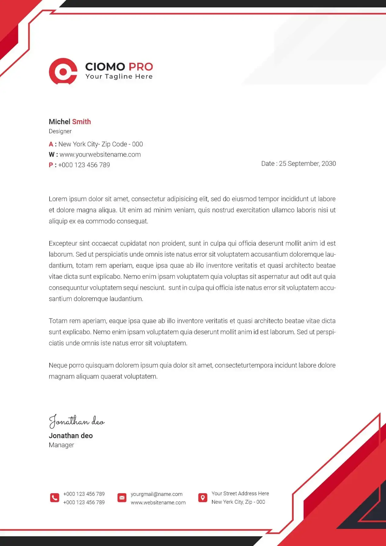Print Design - Dokument- rot Print Design - Dokument- rot